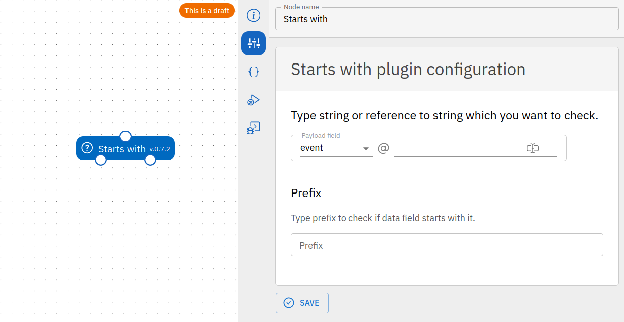 Configuration form